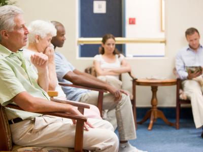 Patients in waiting room