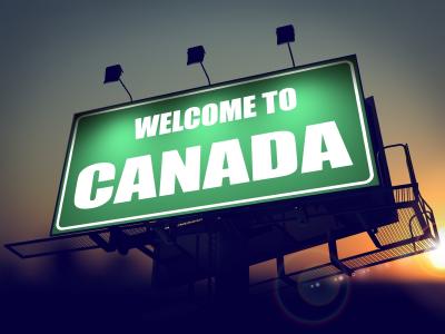 Welcome to Canada billboard