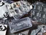 Empty blister packs