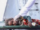 Ethiopian child with cholera