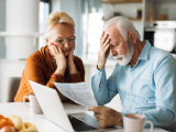 Older couple worried about money