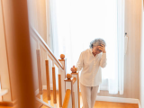 Woman with dizziness