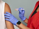 Vaccine in arm