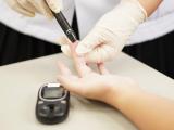 Finger prick for diabetes