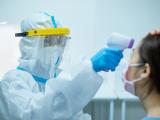 Healthcare worker testing for fever