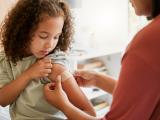 Child receiving vaccine