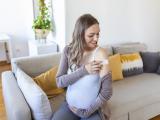 pregnant woman with shot