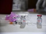 vaccine vials and syringes