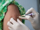 woman vaccinated