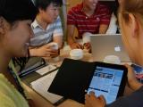 College students studying