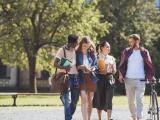 Group of college students