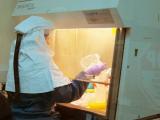 Ebola BSL-3 lab researcher