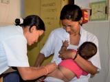 Nepal child vaccination