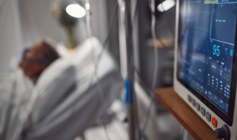 Patient in intensive care unit