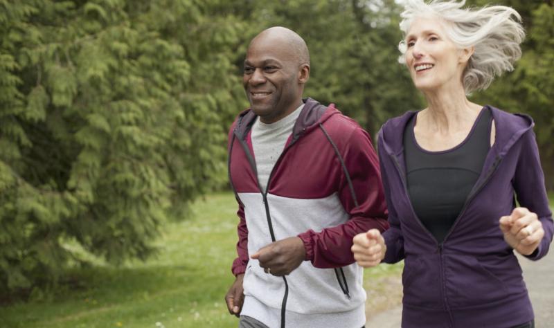 couple jogging