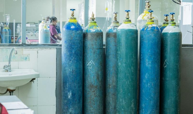 Oxygen tanks