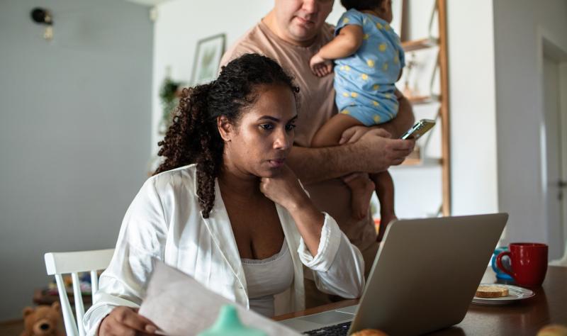 Couple worried about money