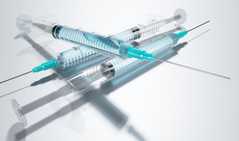 Three syringes