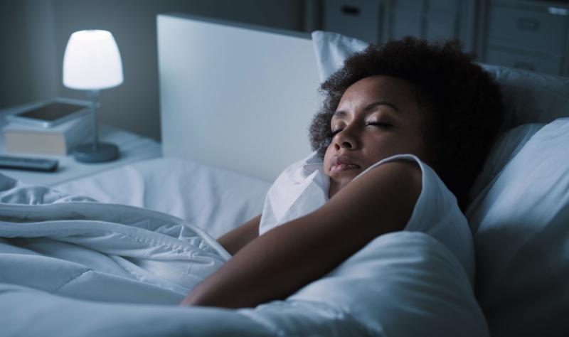 woman sleeping