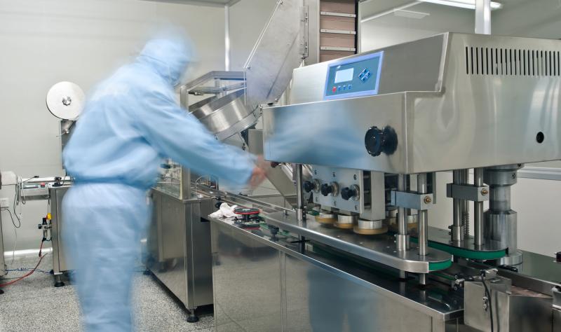 Drug manufacturing in lab