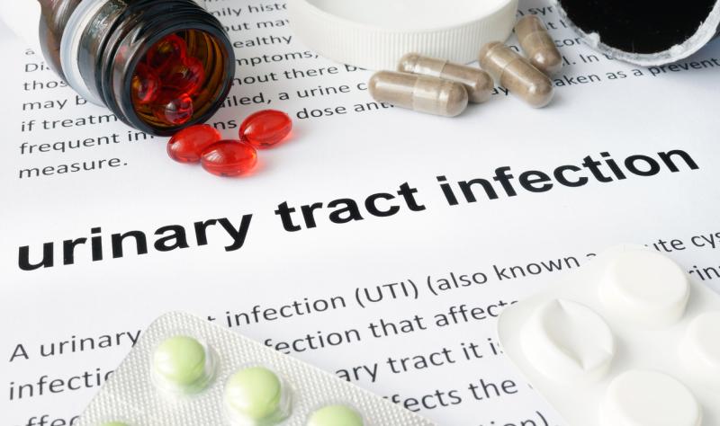 Urinary tract infection illustration
