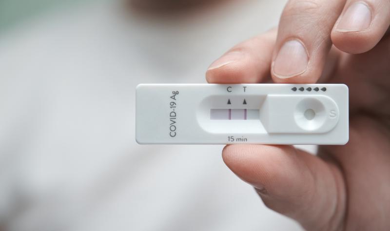 positive COVID test