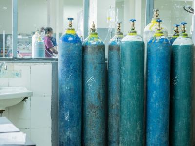 Oxygen tanks
