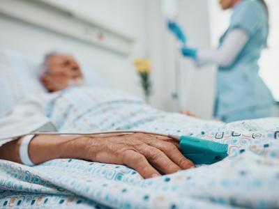 Hospitalized flu patient