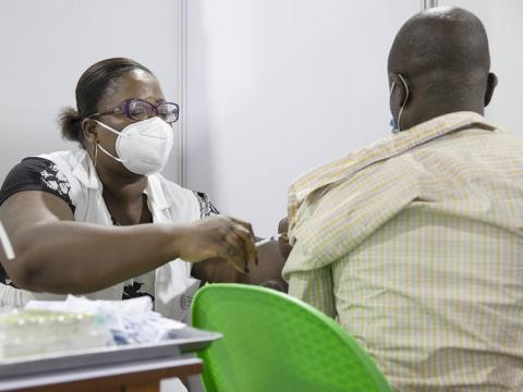 COVID vaccination in Ivory Coast