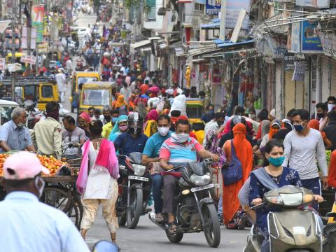 Mask wearing India
