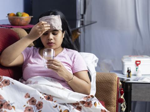 Sick Indian patient