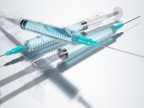 Three syringes
