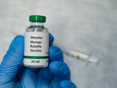 mmr vaccine vial