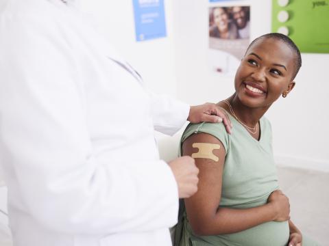 pregnant woman vax
