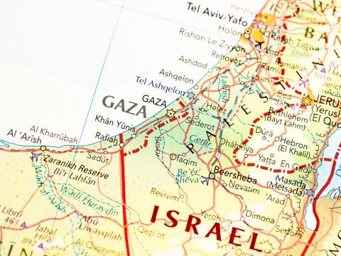 gaza map