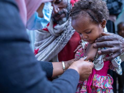 Measles vax Ethiopia