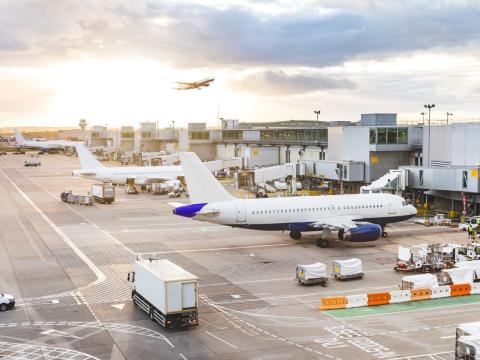 Airport tarmack