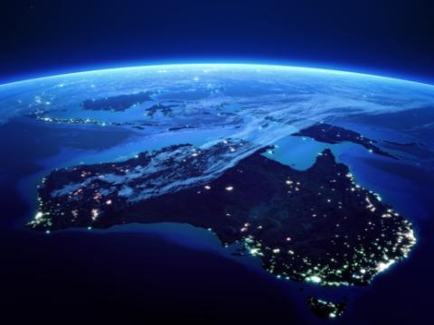 Australia from space