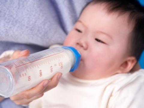 Baby bottle feeding