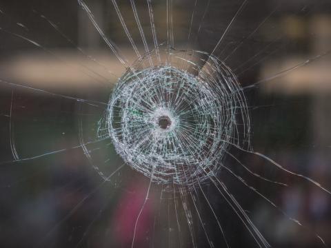 Bullet hole