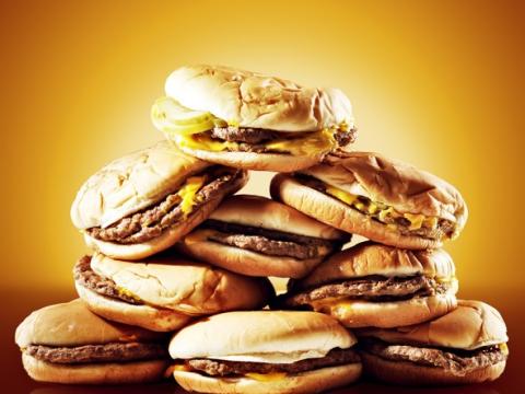 Burger pyramid