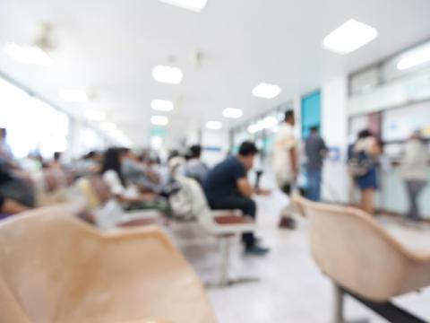 Busy waiting room