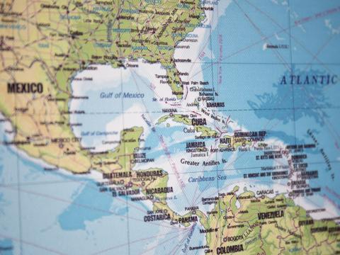 Central America map