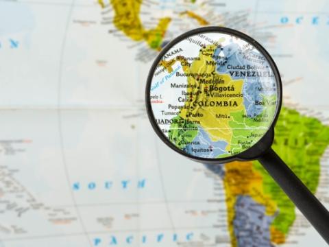 Colombia map