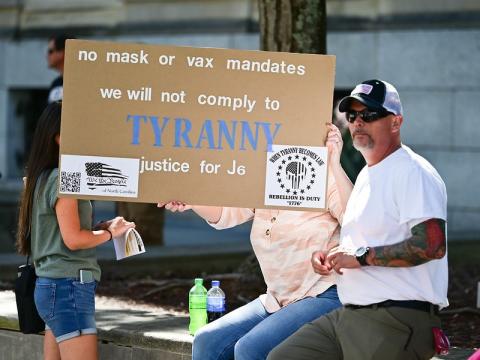 COVID-19 protestors