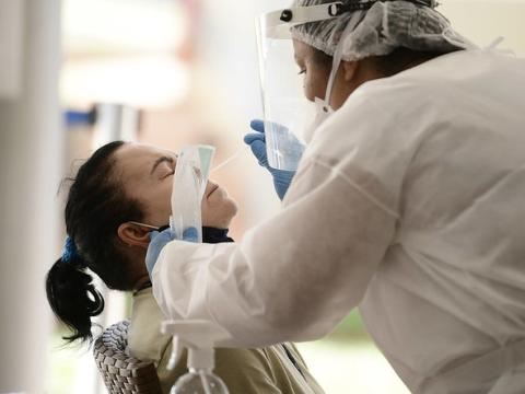 COVID swab testing