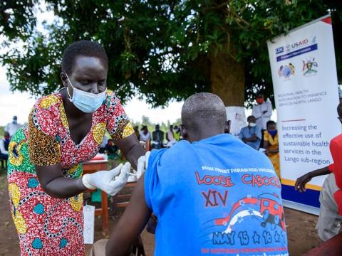 COVID vaccination in Uganda