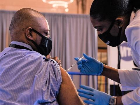COVID-19 vaccination clinic
