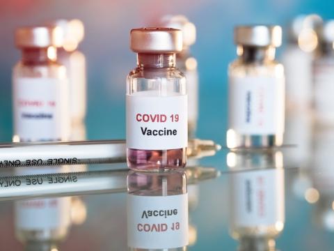 COVID vaccine vials