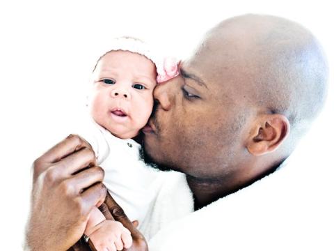 Dad and baby